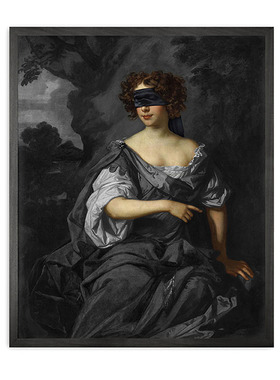 英国Mineheart Blindfold -1 Framed Printed 蒙住眼睛装饰画