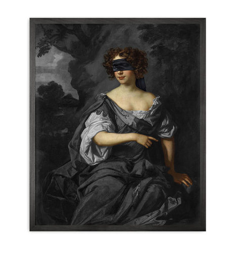 英国Mineheart Blindfold -1 Framed Printed 蒙住眼睛装饰画
