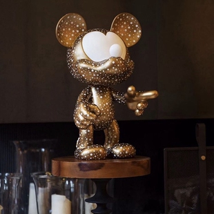 法国Leblon Delienne迪士尼MICKEY米奇雕塑装饰艺术摆件限量版