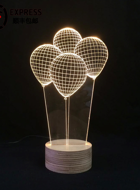 以色列STUDIO CHEHA BULBING装饰台灯 小夜灯 3D立体气氛灯 气球