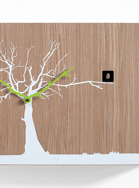 意大利Progetti咕咕钟CùCùRùKù布谷鸟树枝季节挂钟表个性家居