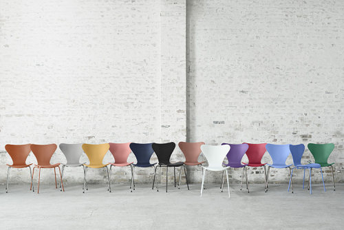 丹麦Fritz Hansen 木椅子多色 Série 7 Stacking chair 创意进口