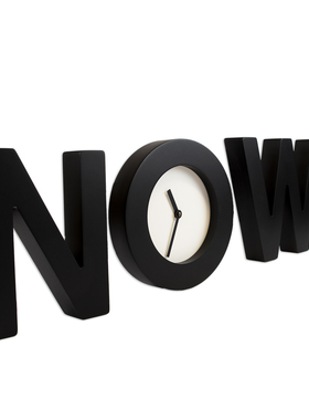 意大利Progetti时钟NOW钟表挂钟家居装饰创意设计进口欧式