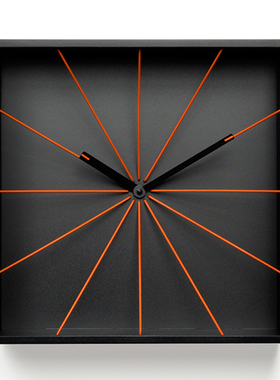 意大利Progetti挂钟Prospettivo木制时钟表个性家居创意设计欧式