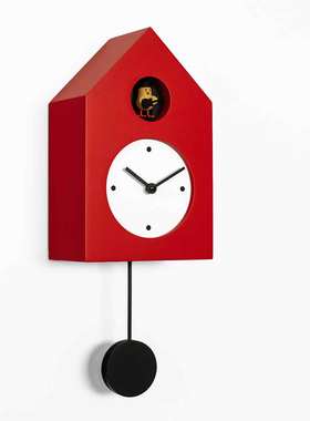 意大利Progetti咕咕钟Rockbird挂钟表家居装饰创意设计进口欧式