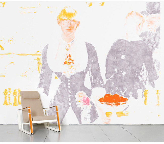 法国Moustache Wallpaper Bal aux Folies Berg&egrave;res 壁纸进口