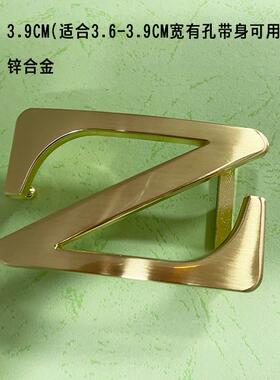高档纯铜头皮带头皮带扣