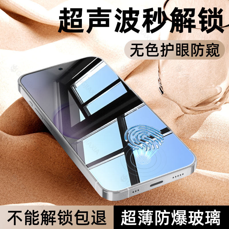 [新款超声波秒解锁防窥膜]炫威适用华为荣耀600/500Pro防