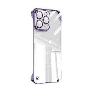 炫威适用苹果17/16/15新款无边框手机壳iPhone14Pro超薄Air高级感13Promax透明14Plus保护套电镀12男11女款e