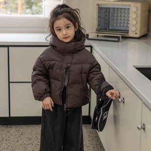 2025新款儿童棉服女款加厚中大童保暖外套男童女童冬季短款冬装