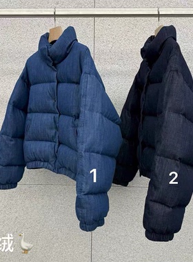 天花板！at the bagel韩国2025冬新款氛围感保暖鹅绒羽绒服外套女