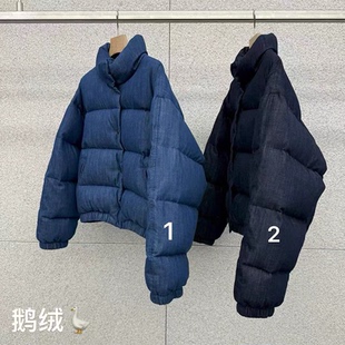 天花板！at the bagel韩国2025冬新款氛围感保暖鹅绒羽绒服外套女