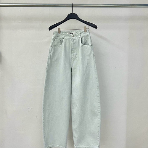 river高品质浅蓝牛仔裤香蕉裤