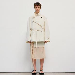 新品 天花板 26春季 CLASSIC同款 休闲百搭纯色风衣外套女 韩国LOW