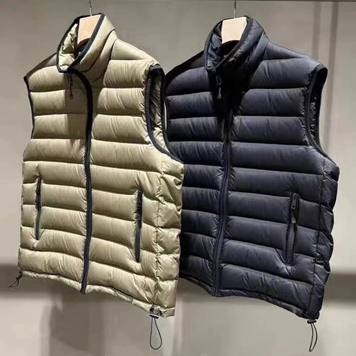 韩系背心外套女排骨羽绒马甲上衣