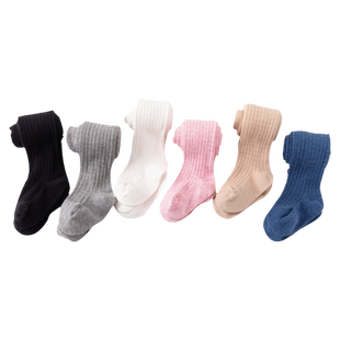 女宝宝纯棉连裤袜春秋季1-3中厚款2婴儿童打底裤5-7岁女童6搭裙裤