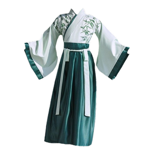童装汉服春夏新款长袖男童女童表演服儿童朗读演出兄妹服古风唐装