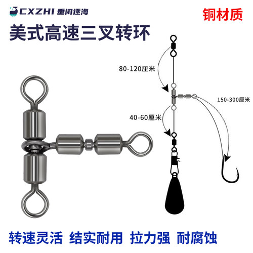 CXZHI美式高速三叉转环分叉器