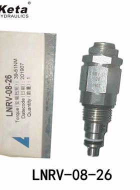 宁波克泰KETA直动座阀式溢流阀LNRV-08M-2-7/14/30/50 LNRV-08-26