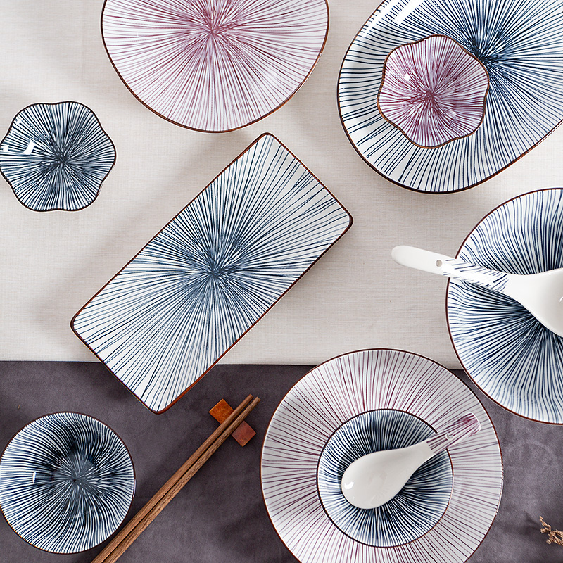 面碗日式大号创意个性双耳餐盘