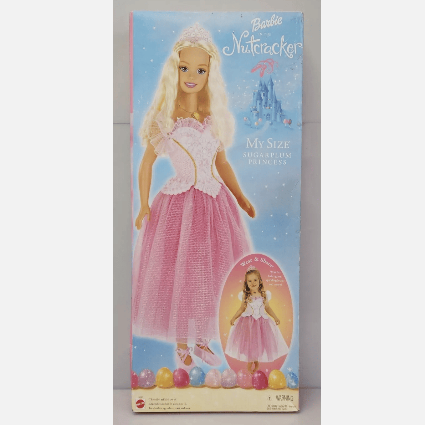 发 Barbie My Size Nutcracker Sugar Plum Fairy 芭比娃娃