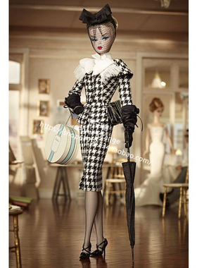 预 Barbie Walking Suit Silkstone 2012 千鸟格芭比ST 金标珍藏