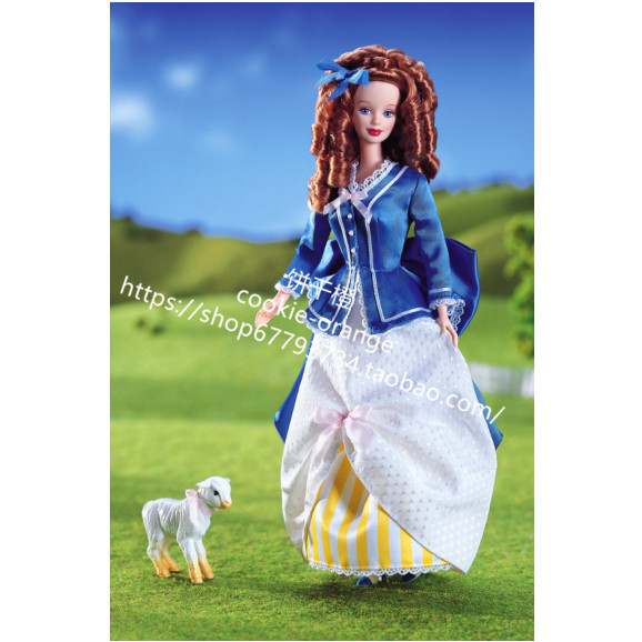 发 barbie had a little lamb 1998 牧羊女芭比娃娃