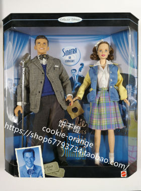 发 Barbie Loves Frankie Sinatra 1999 芭比娃娃和辛纳屈礼盒