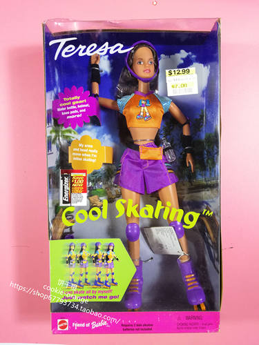 预 Barbie Cool Skating Teresa 1999 假日炫酷滑冰芭比娃娃
