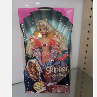 Twins 发 1996美人鱼芭比娃娃双胞胎 Sea Skipper Barbie Mermaid