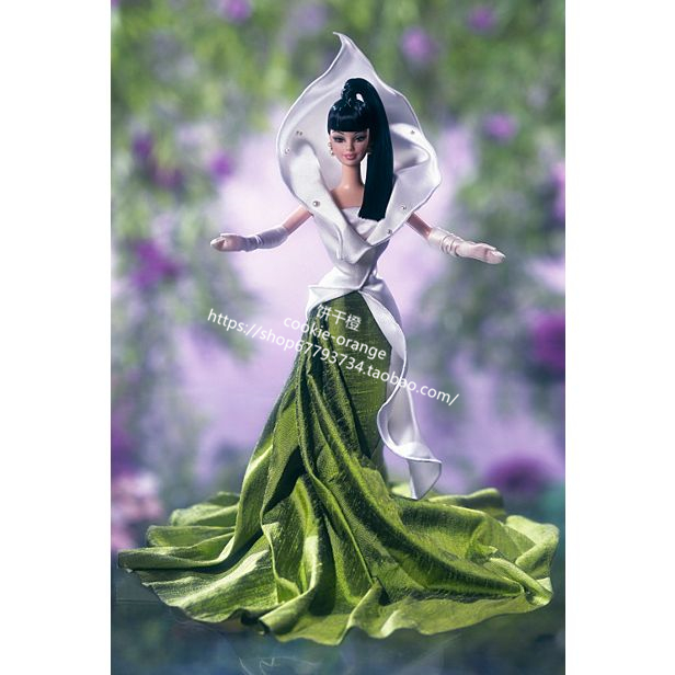 发 Barbie The Calla Lily 2001 正品绝版马蹄莲芭比娃娃