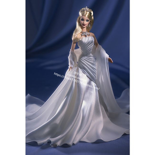发 Barbie Duchess of Diamonds 2000 皇家宝钻石之白钻女爵芭比