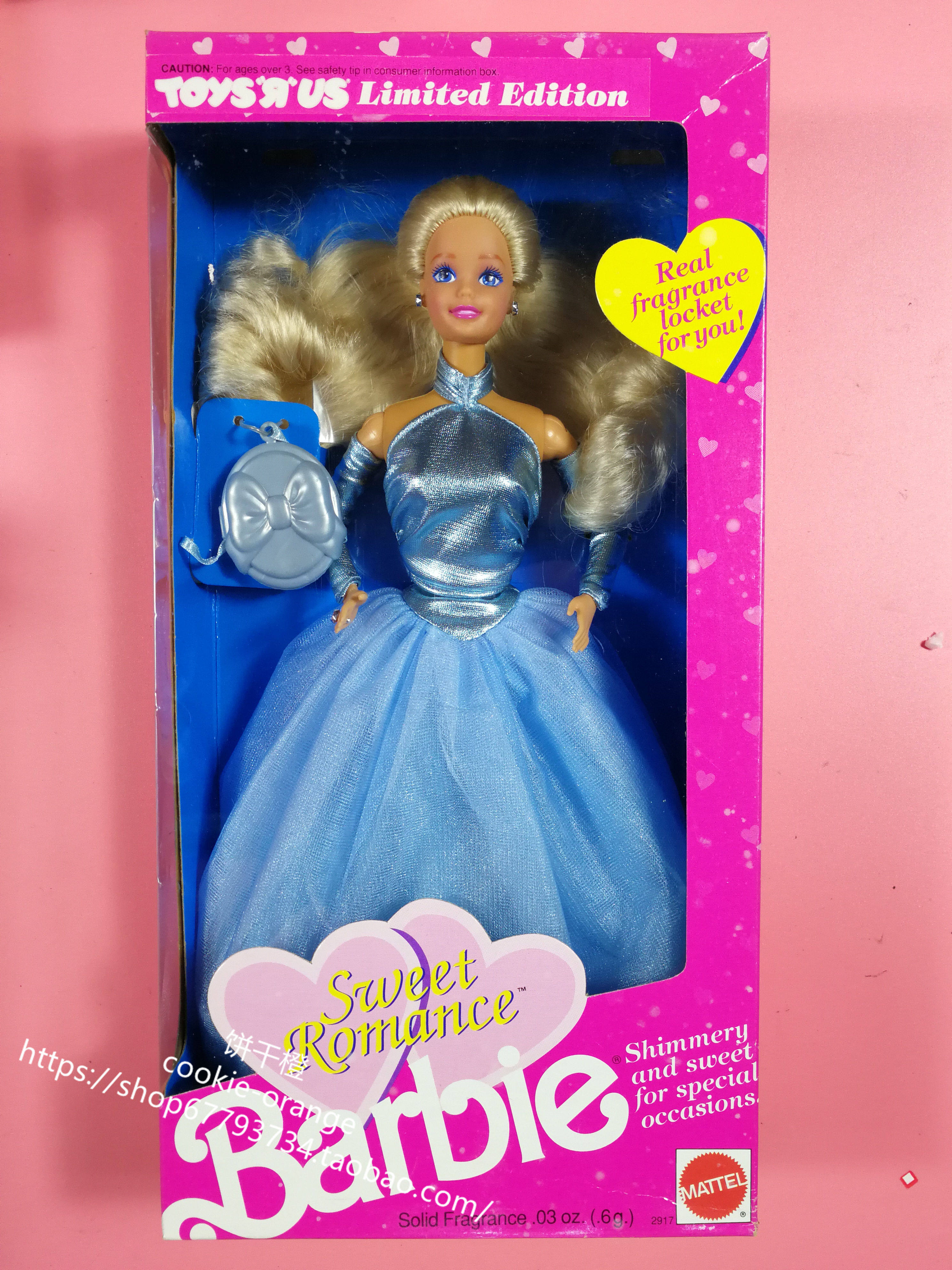 发 Barbie Sweet Romance 1991 正品绝版甜美浪漫芭比娃娃