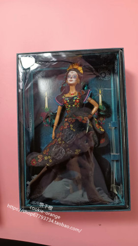 发 Barbie Dia De Muertos 2019 亡灵节芭比娃娃