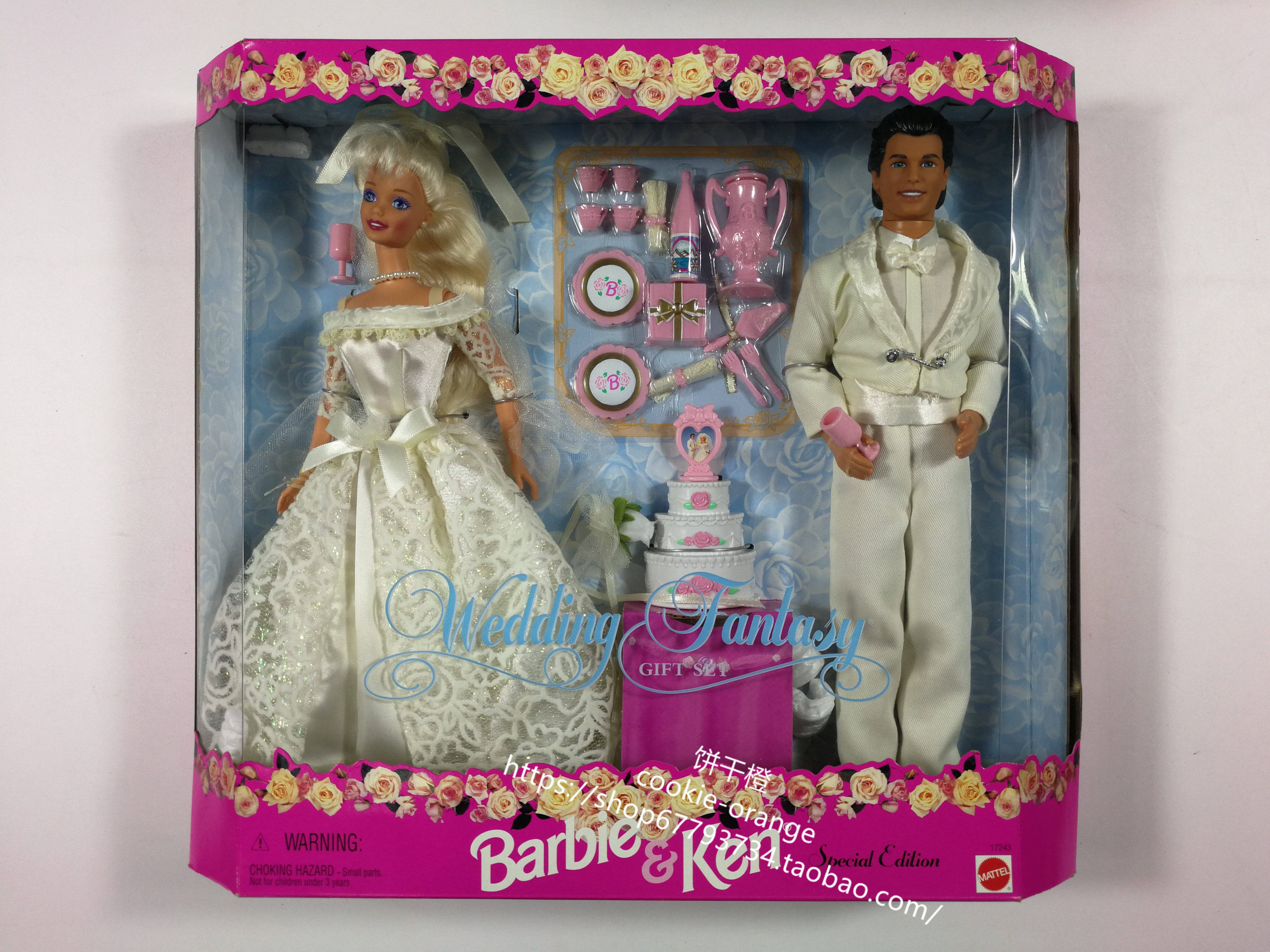 预 Barbie Ken Wedding Fantasy 1997 芭比娃娃 肯 结婚礼盒