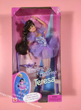 预 Barbie Twirling Ballerina Teresa 1995旋转芭蕾芭比娃娃