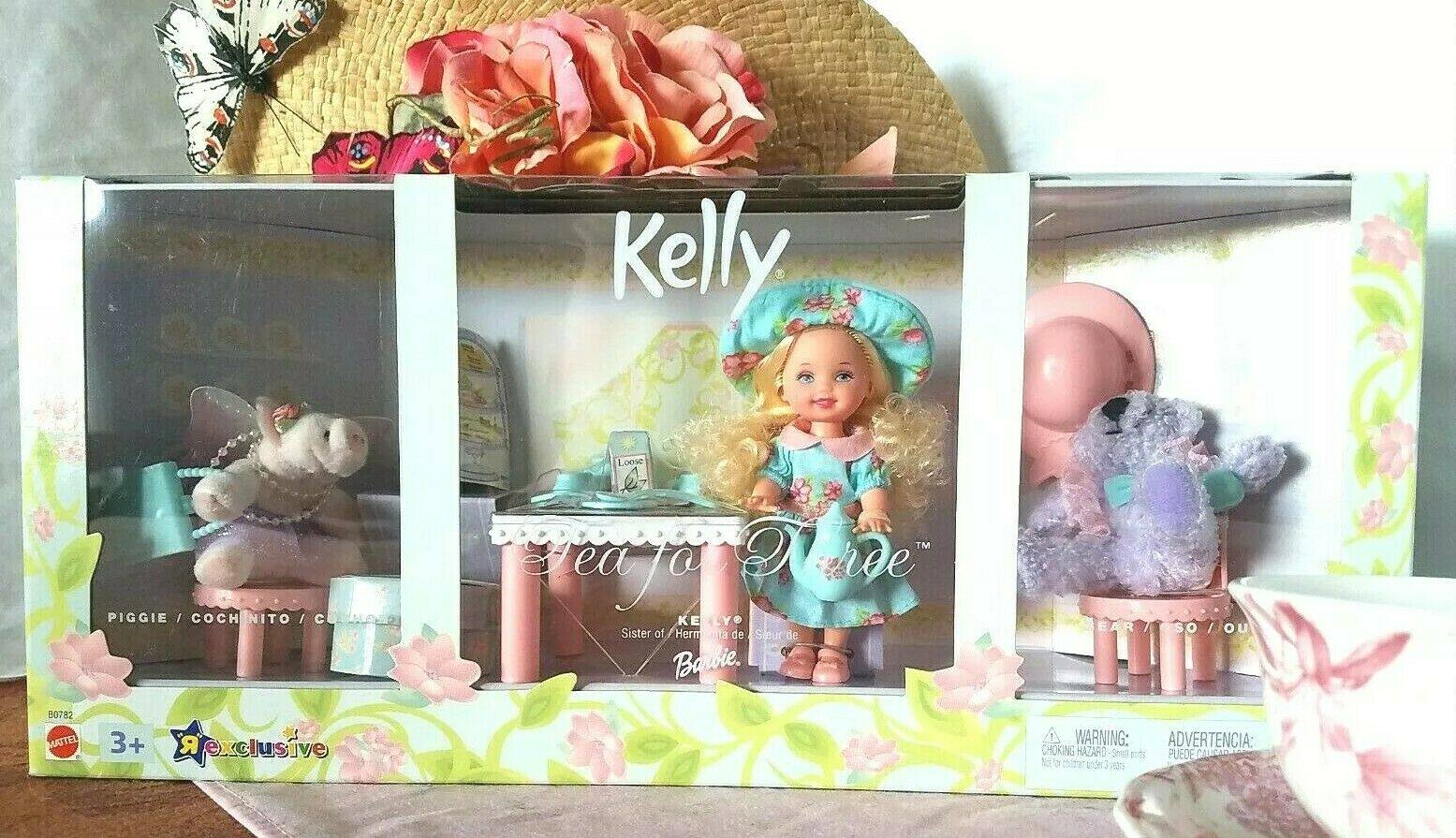 预 Barbie Tea For Three Kelly 2002 三人茶话芭比凯莉娃娃