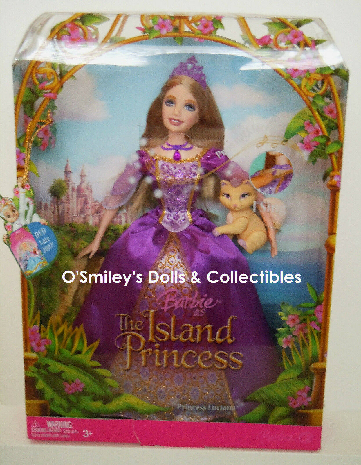 预 barbie island princess luciana 2007 森林公主芭比娃娃