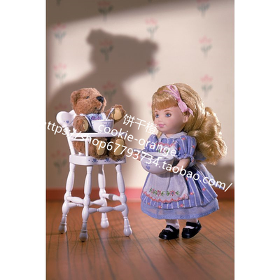 发 Barbie Goldilocks and Three Bears Kelly金发女孩与熊