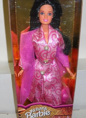 发Barbie Malayasian Kebaya Songket 1998 马来西亚芭比娃娃粉色