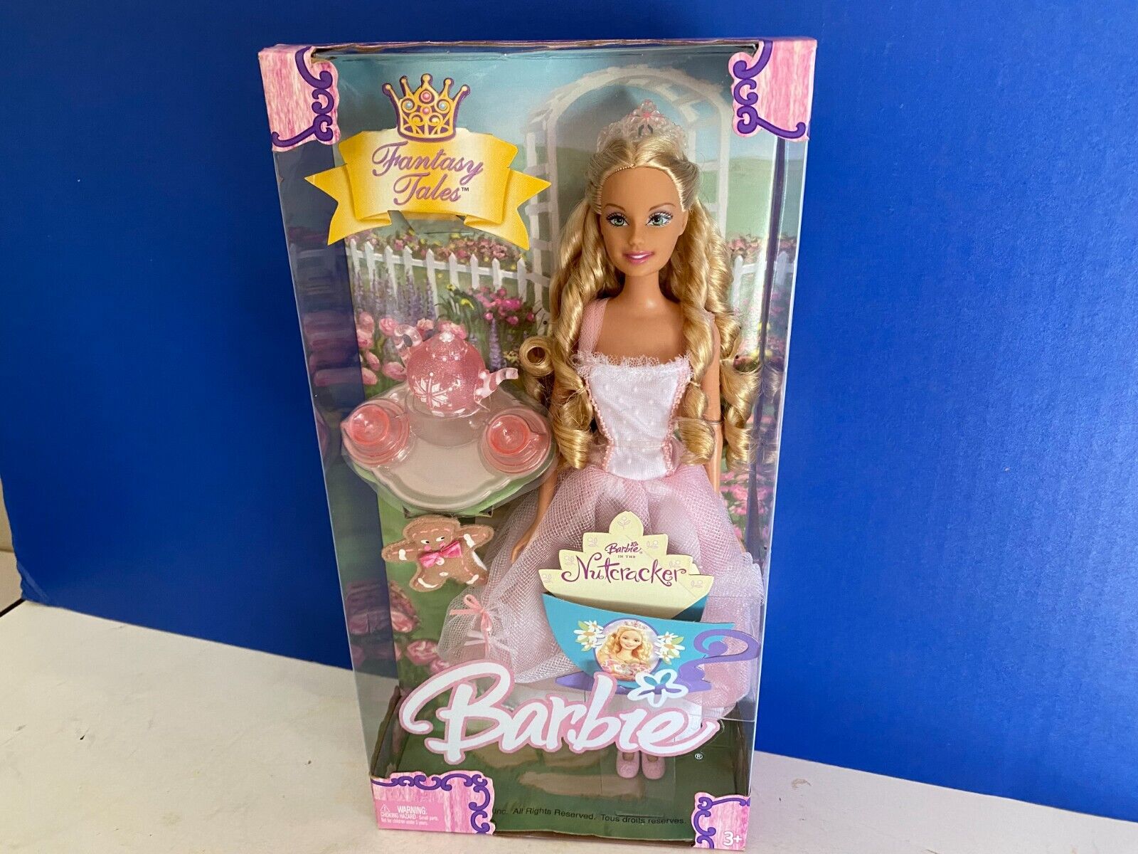 发 Barbie Nutcracker Fantasy Tales 2004 胡桃夹子芭比娃娃茶话