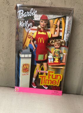 发 Barbie Kelly McDonalds Fun Time 2001 麦当劳趣味时光