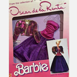 发 Oscar de la Renta for Barbie X 奥斯卡芭比娃娃礼服之十稀少