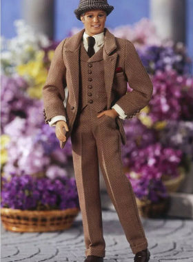 预 Barbie My Fair Lady Henry Higgins 1995 窈窕淑女芭比肯娃娃