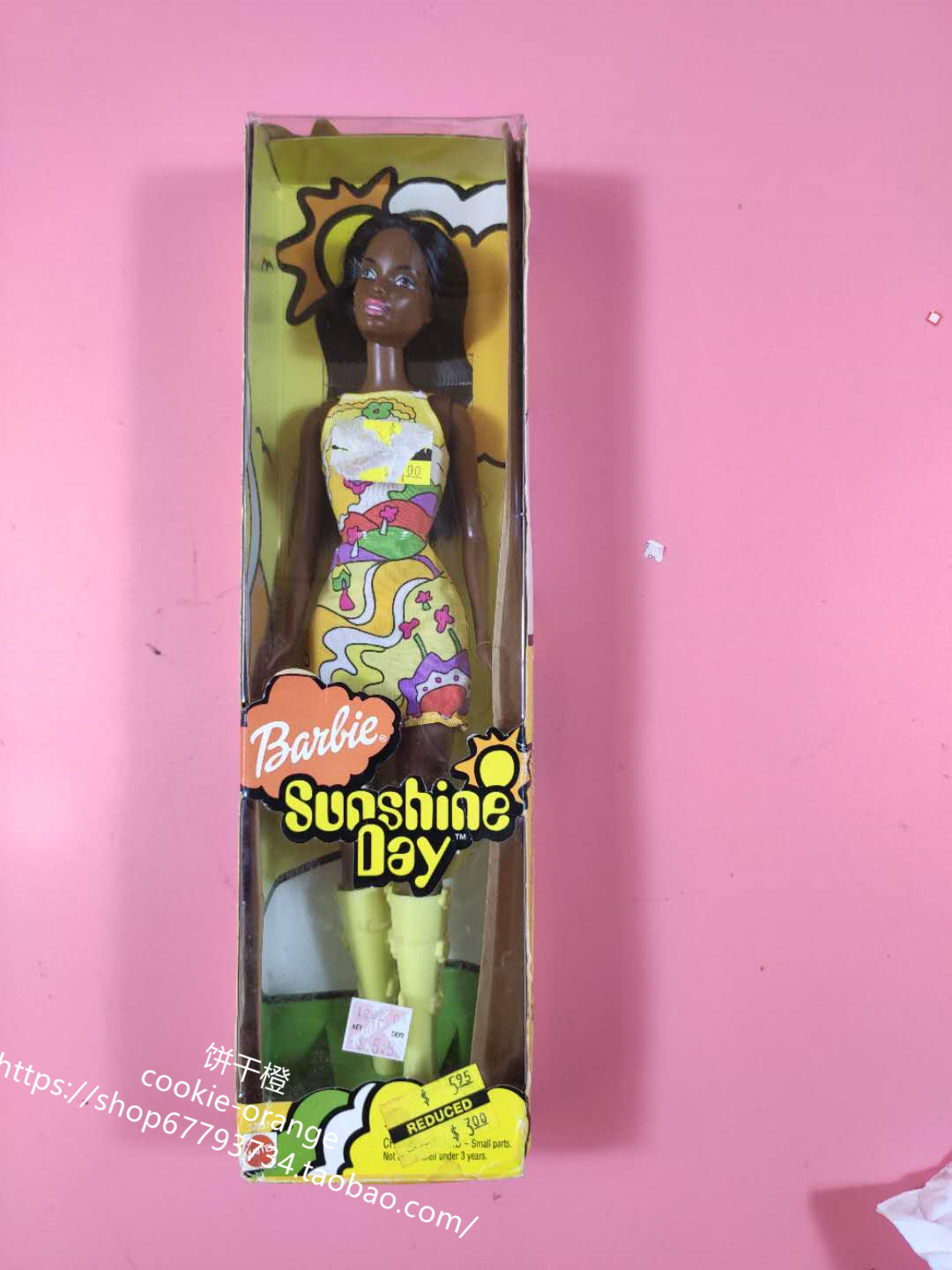 预Barbie Sunshine Day Christie 2001 正品绝版阳光灿烂芭比娃娃