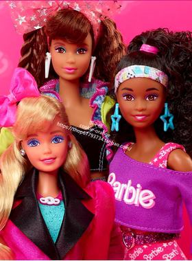 发 Barbie Rewind 80s Edition 2021 复古芭比娃娃 复刻