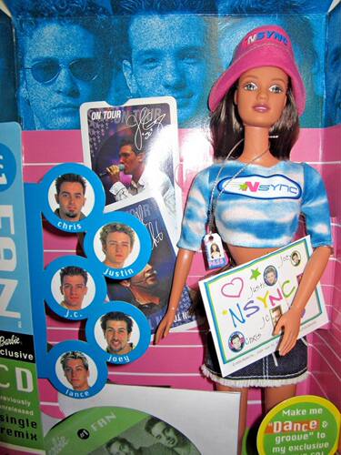 预 Barbie NSYNC Teresa 2000 超等男孩粉丝芭比娃娃