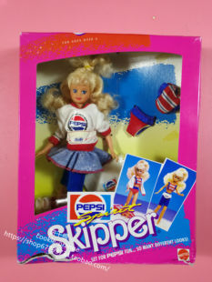 1989 预 百事可乐芭比娃娃 Skipper Spirit Barbie Pepsi