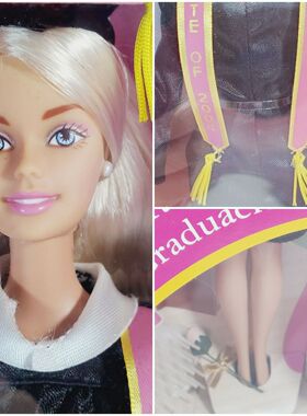 发 Barbie My Graduation Blonde 2004 毕业生芭比娃娃