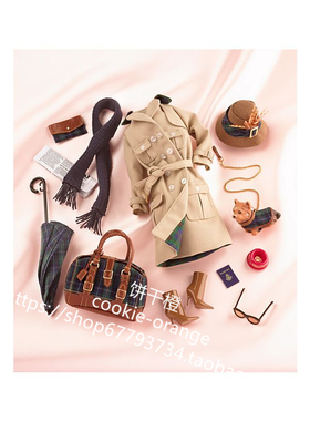 发 Barbie True Brit Silkstone 2005 英伦风衣芭比ST配件